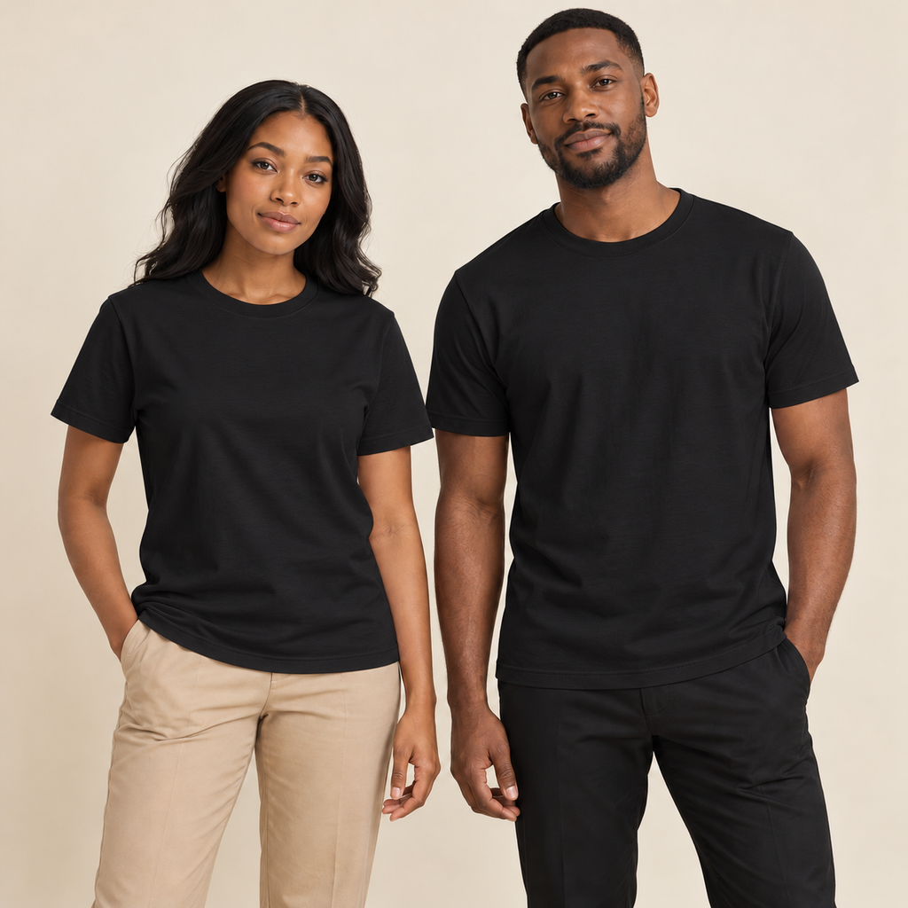T-shirt adulte uni Rebokams noir
