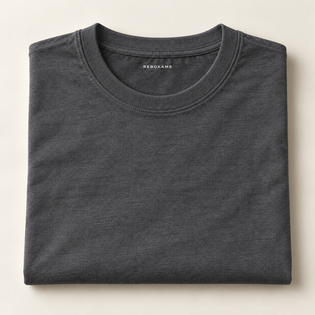 : T-shirt adulte uni Rebokams gris foncé