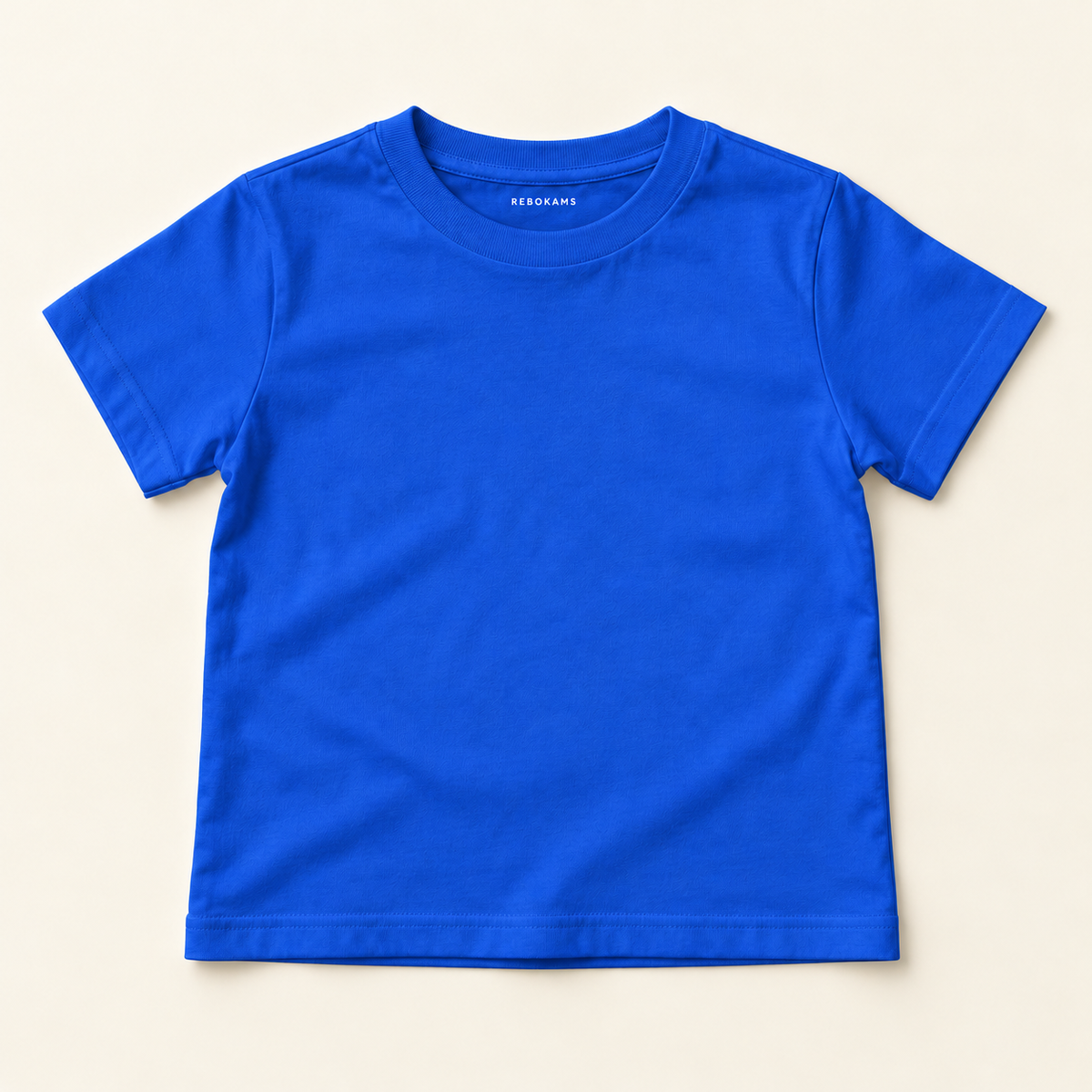T-shirt enfant uni Rebokams Kids bleu