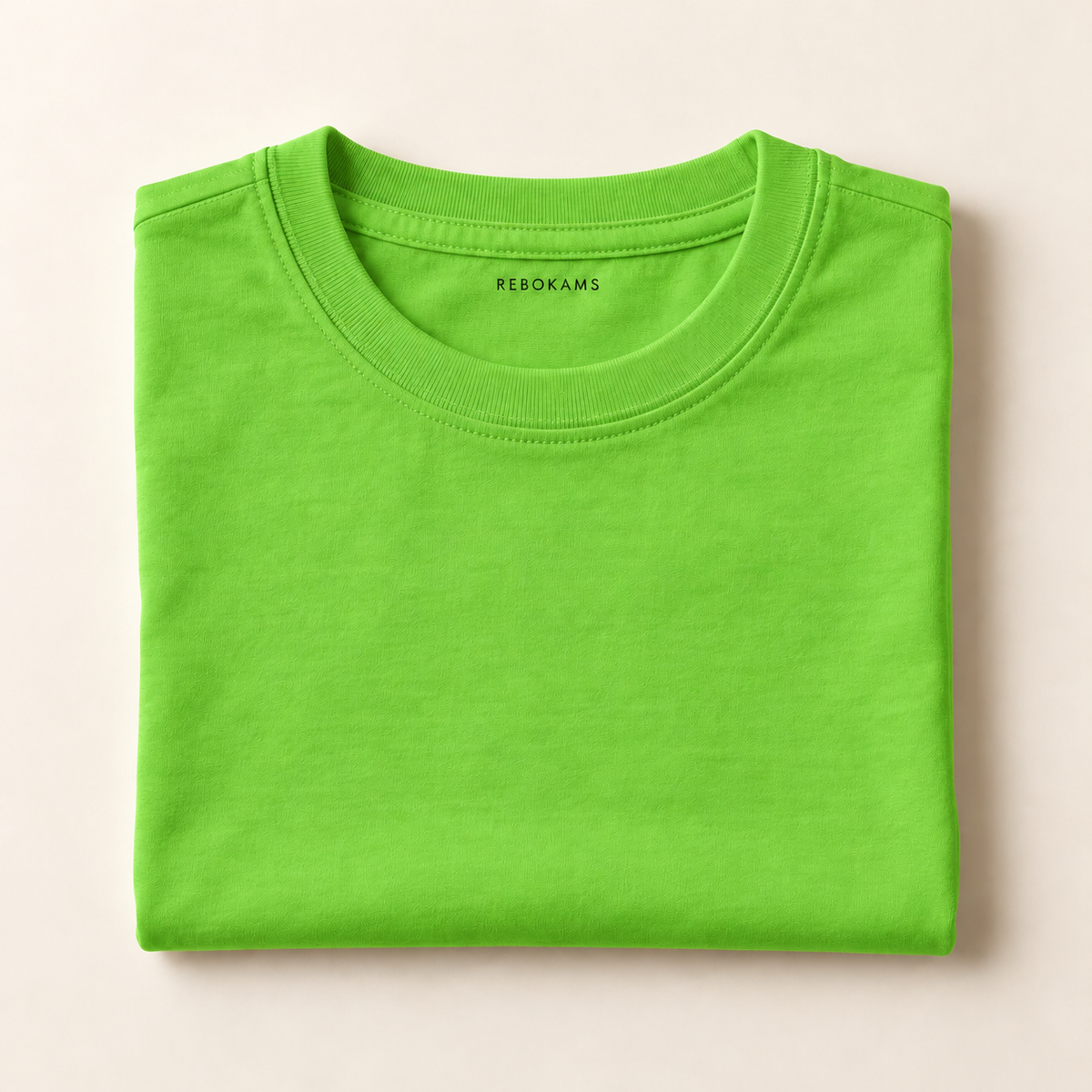 T-shirt enfant uni Rebokams Kids vert.