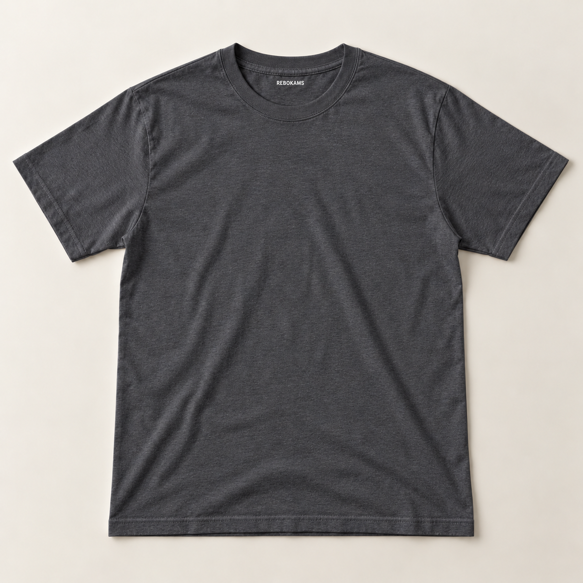 : T-shirt adulte uni Rebokams gris foncé
