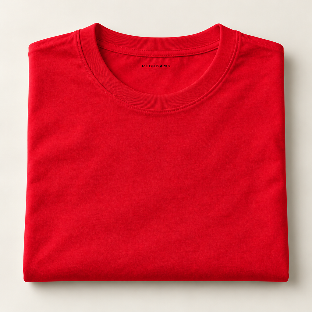 T-shirt adulte uni Rebokams rouge