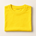 T-shirt enfant uni Rebokams Kids jaune.