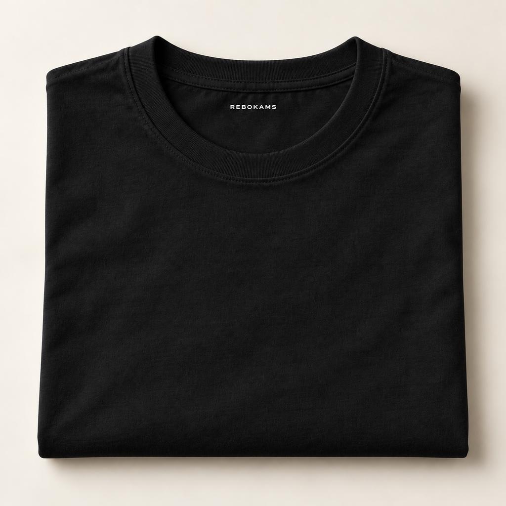 T-shirt adulte uni Rebokams noir