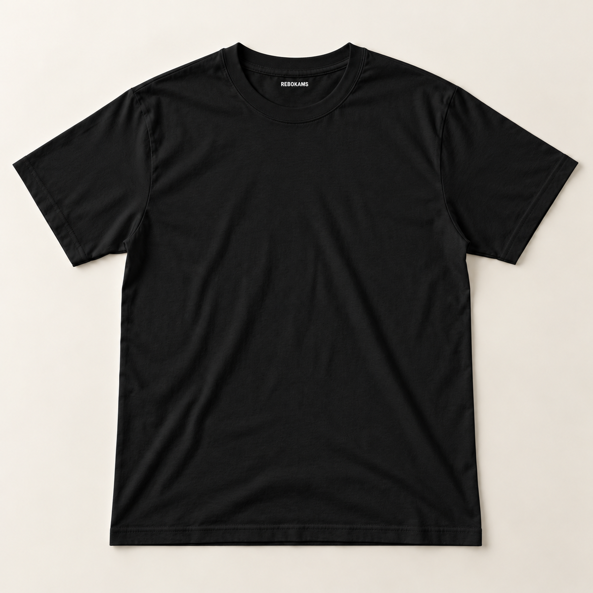 T-shirt adulte uni Rebokams noir