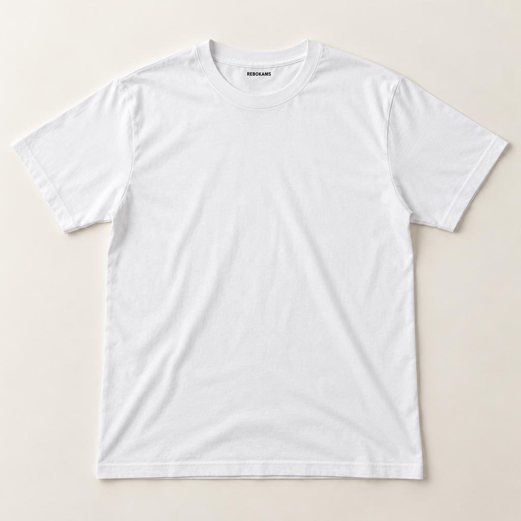 T-shirt adulte uni Rebokams blanc